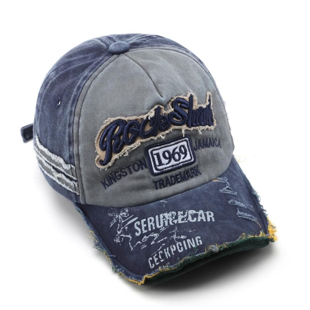 Unisex Washed Denim Baseball Cap High Quality Sports Hats Summer Hat Cap For Men Women 1969 Letter Streetwear Cap