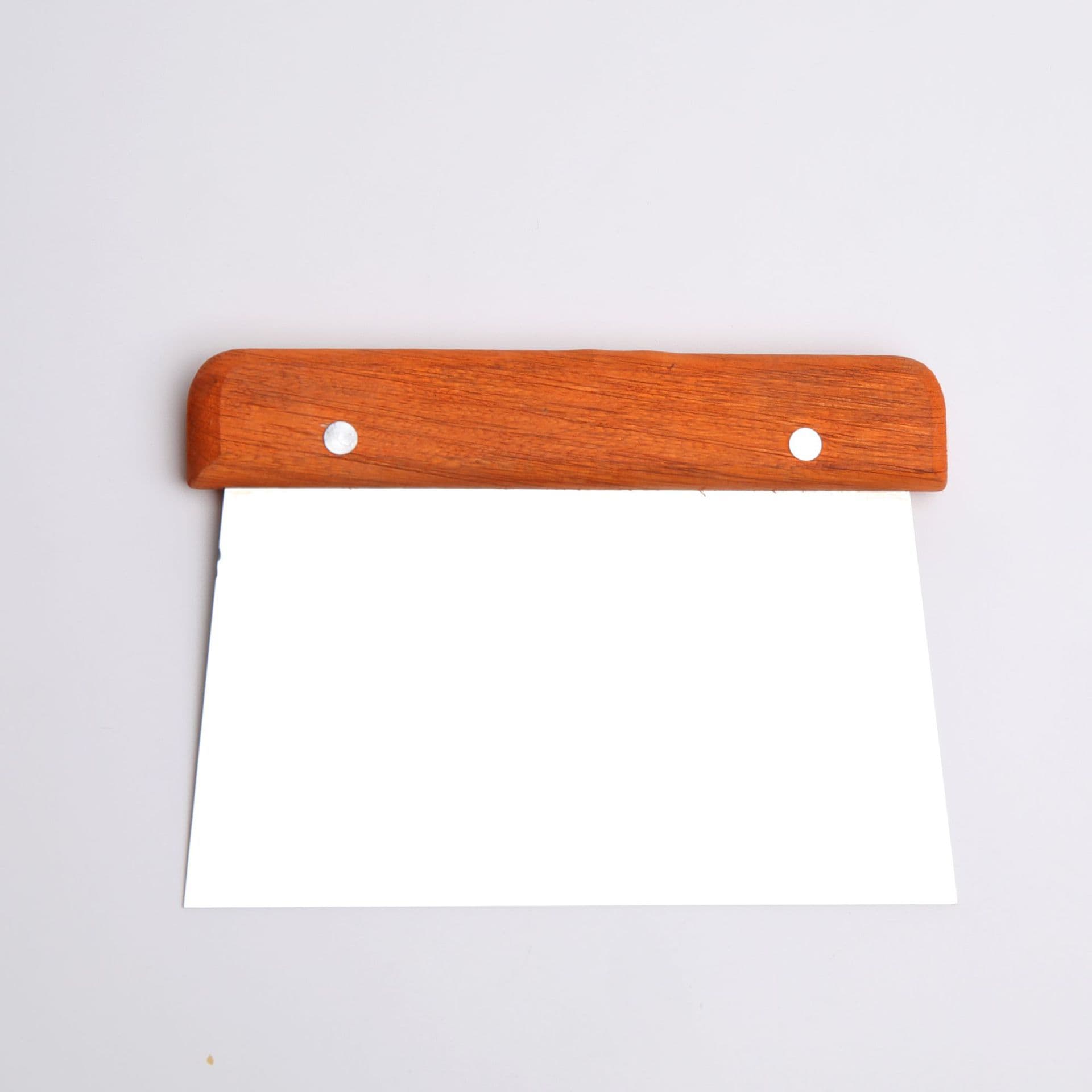 Stainless steel Bake Scraper Trapezoidal Cream Cake Dough Knife Scraper Household Kitchen Baking Tool Large Cutting Knife