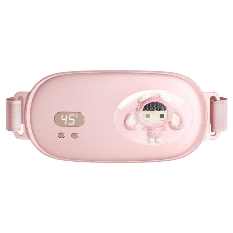 Palace Warming Belt Girls Use Warm Baby Vibration Hot Compress Waist Massager Waist Belt Digital Display Palace Warming Treasure