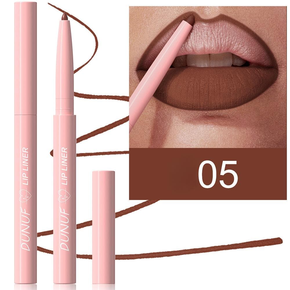 12 Colors Lip Liner – Long-Lasting and Smudge-Proof Lip Pencil, Smooth and Creamy Texture, Highly Pigmented for Precise Lip Contouring,