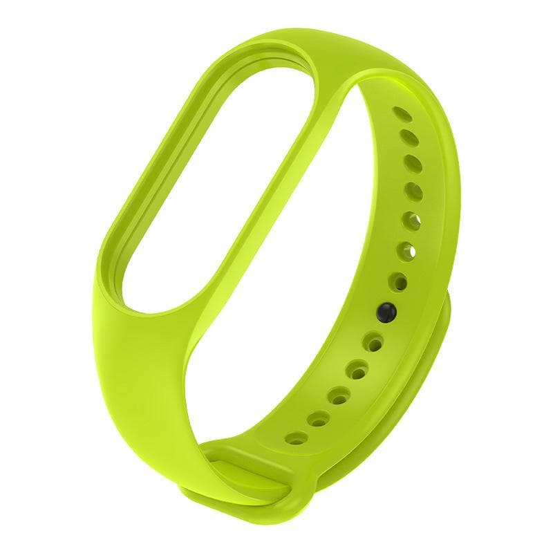 23 Color Soft Silicone Wristband Strap For Xiaomi Mi Band 10/9/8/7/6/5/4/3 Watchband Strap Smart Bracelet Replacement For Xiaomi Mi Band 4 green