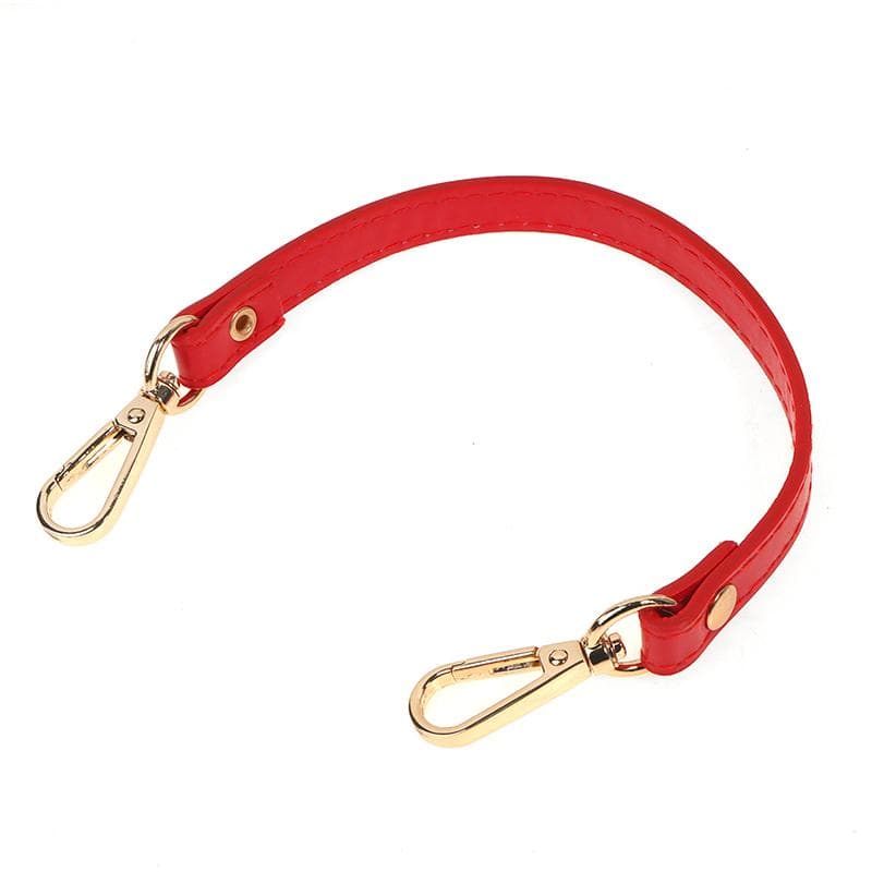 28Cm Handbag Strap Leather Handle Purse Strap Handbags Belt Strap Bag Accessory red