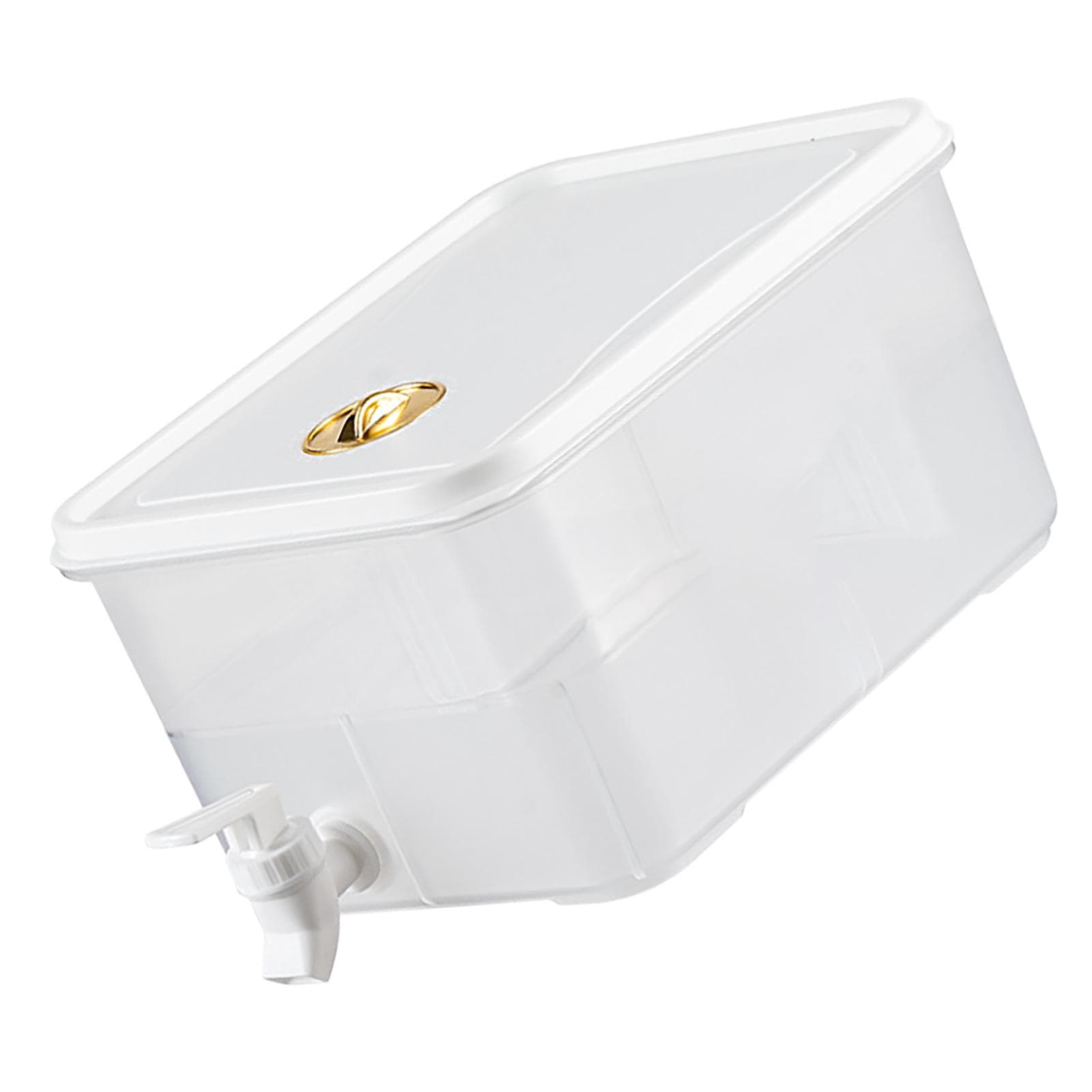 Plastic Beverage Dispenser 3.5L Capacity Multipurpose Fridge Drink Dispenser for Lemonade Milk Cold