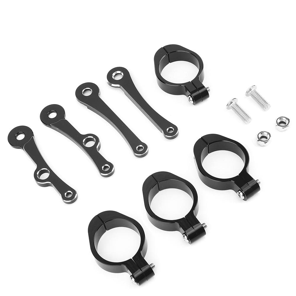Vintage Motorcycle Headlight Bracket Turn Signal Light 3941mm1.51.6in Fork Tube Mount Clamp Fit