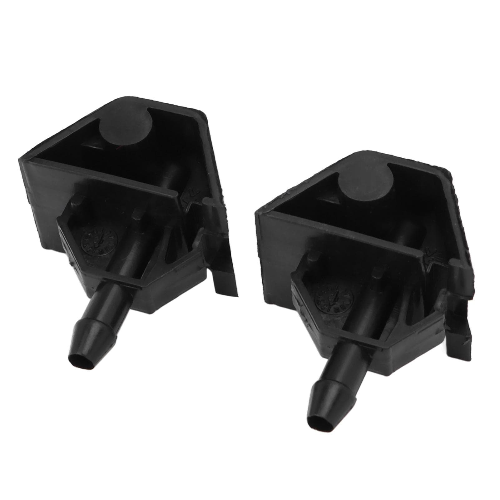 Pair of Front Windshield Washer Nozzle 28932?JD000 ABS Black Wearproof Replacement for Nissan