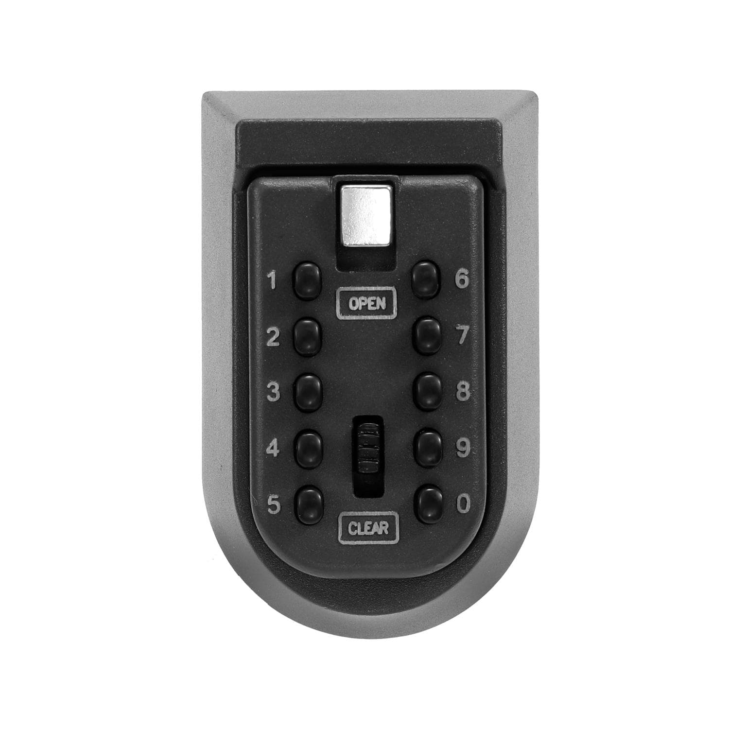 Key Safe Box Aluminium Alloy Wall Mounted Home Safety Password Security Lock Storage Boxes with Code black