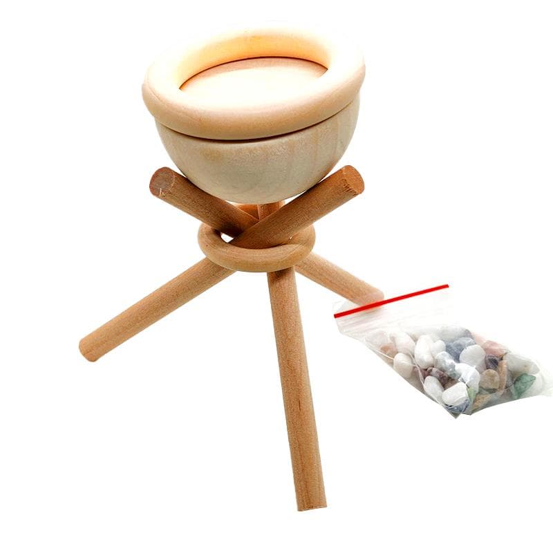 1set Home Fragrance Wooden Rack Essential Oil Diffuser Fragrant Aroma Expanding Nature Stone Diy Home Bathroom Mini Accessories