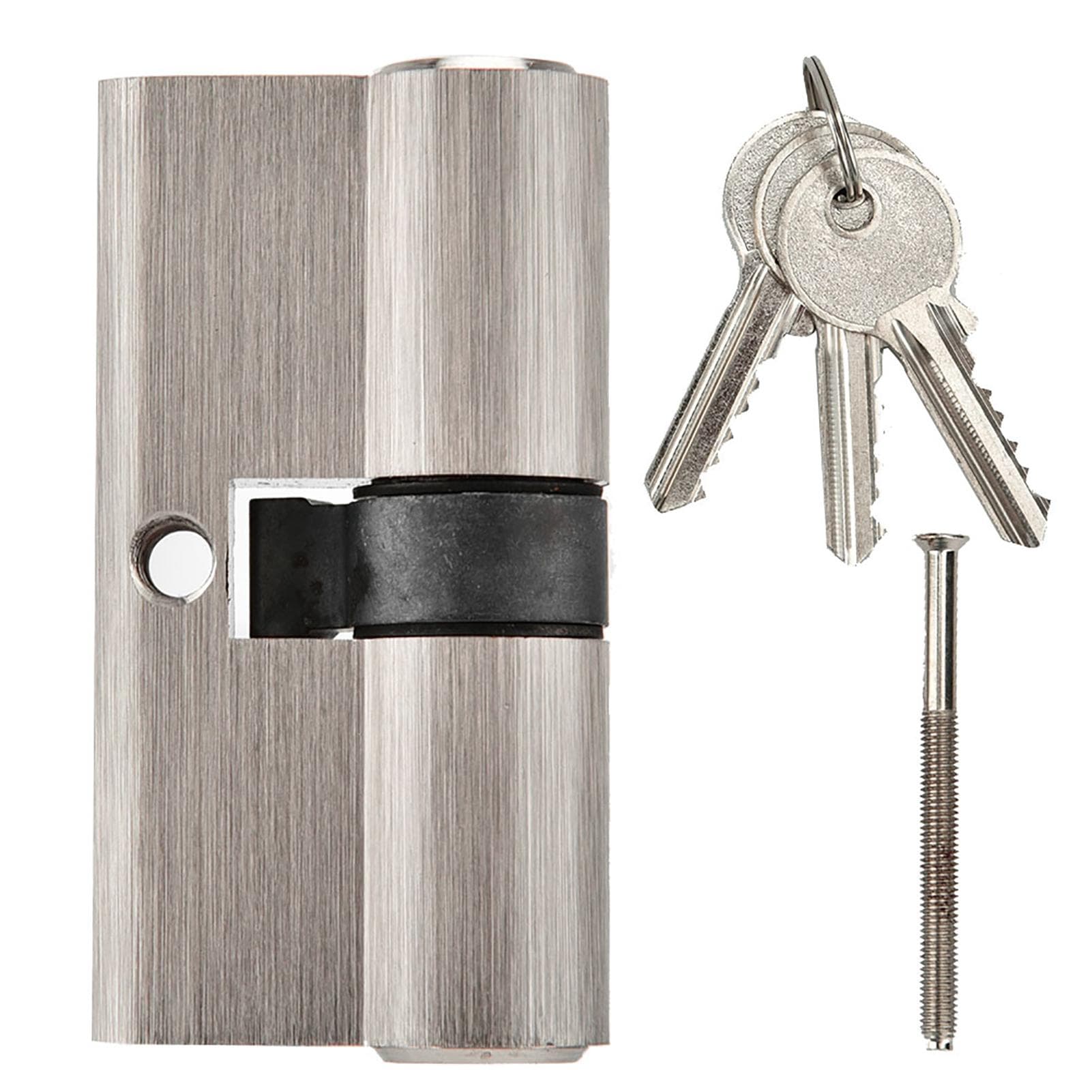 Copper Dual Open Lock Cylinder Anti theft Wooden Door Lock Cylinder(L=60mm(30/30))