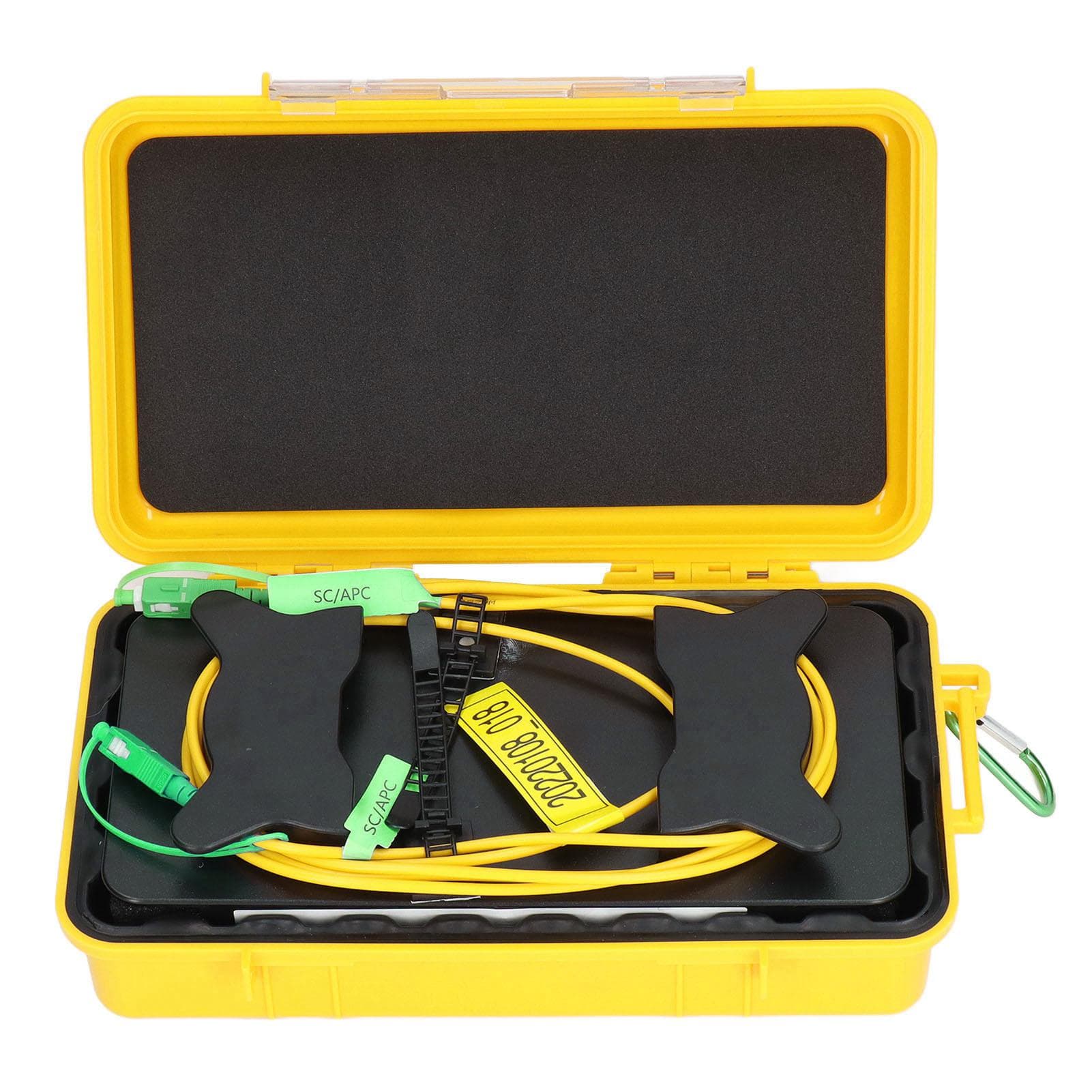 OTDR Launch Cable Box Optical Fiber Test Tool Dead Zone Eliminator SM SCAPC to SCAPC 1000meter