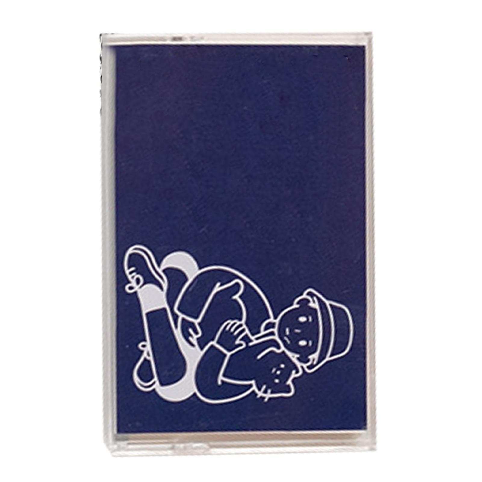 100 Sheets Mini Decorative Memo Paper Thicker Easy to Write Small Note Paper with Plastic Box for blue