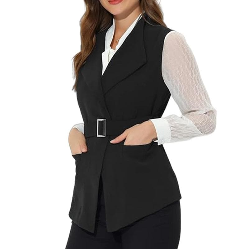 Autumn and Spring Women's Vest Waist Series Japanese and Korean Casual Coat 2XL