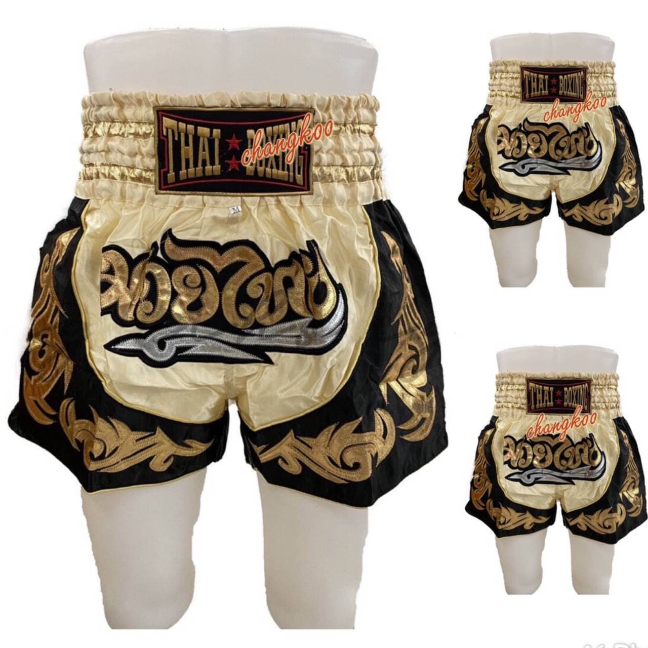 Muay Thai Thai Kick Boxing Shorts Fight Boxer MMA Training Martial Art Satin 8 3xl