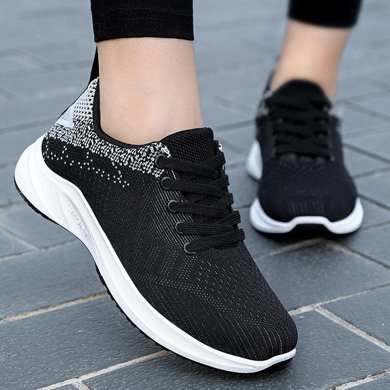 Sports Shoes Women New Women's Shoes Breathable Lace-up Casual Shoes Fashion Soft-soled Shoes Women 41