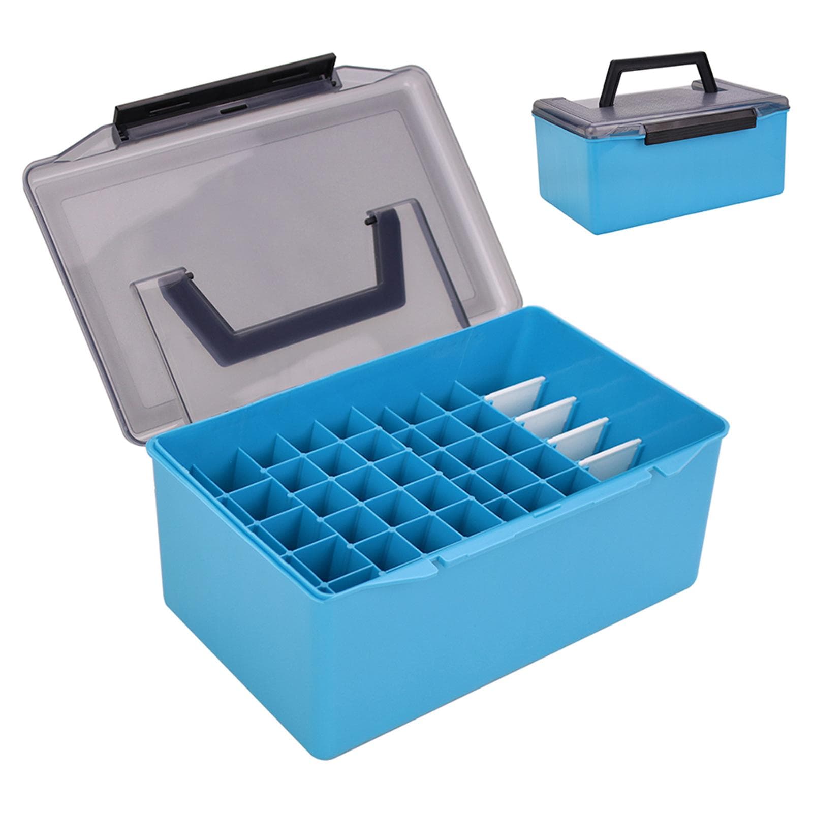 Fishing Tackle Box PVC Fishing Gear Accessories Storage Box Case blue