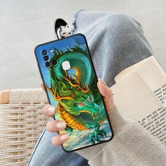 Fashion Chinese Tiger Dragon Phone Case For Samsung Galaxy A10s A20e A70 A54 A34 A02 A01 A02s A40 A03s A04s A03 Core A04 Cover Samsung A10