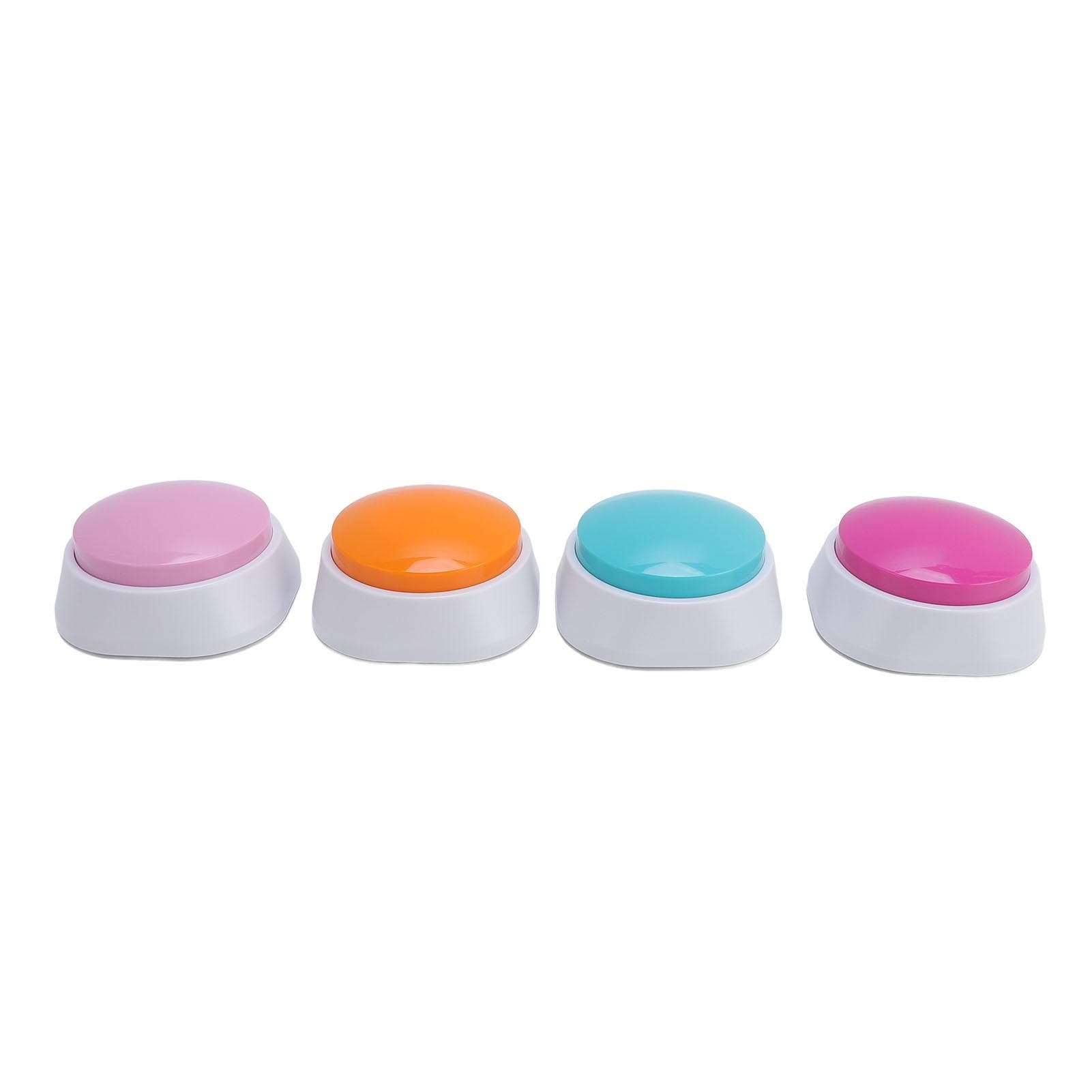4 Pcs Pet Training Buttons 30 Second Recording Promote Interaction Cat Dog Talking Buttons