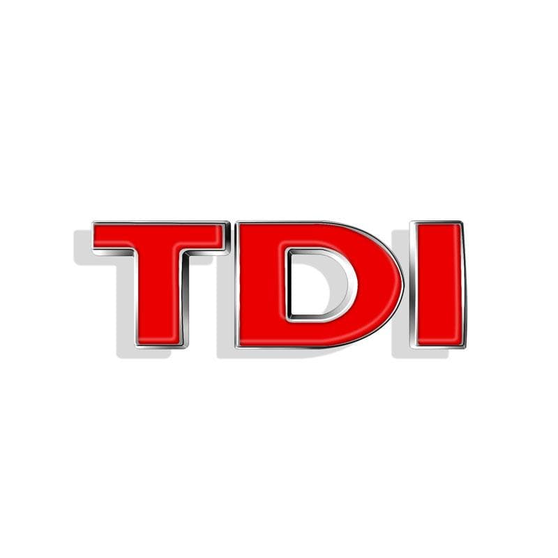 3d ABS Black Logo TDI Emblem Car Trunk Badge For Passat Jetta Touareg Tiguan Touran Golf 4 5 6 Caddy TDI Sticker Accessories