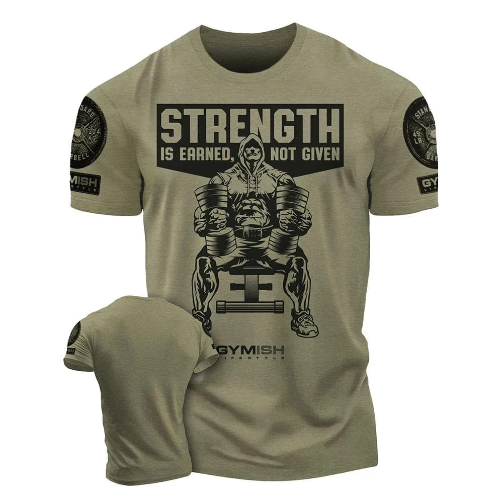 Men's T-Shirt 3D Print T-Shirts Funny Gym Short Sleeves Muscle Man Tough Guy Oversized Men Clothing Tops 2XL