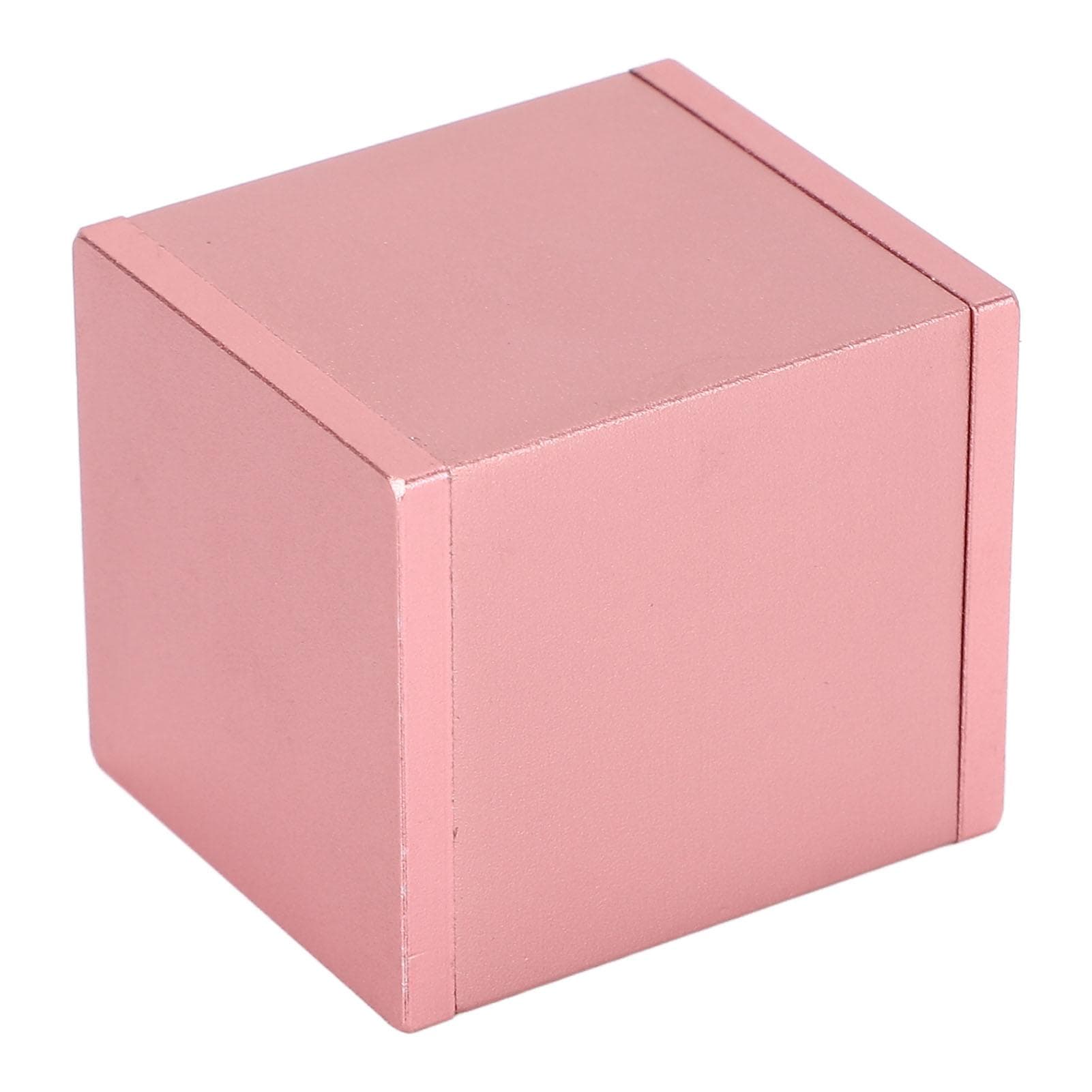 Billiard Chalk Case Aluminum Alloy Portable Chalk Carrying Case for Billiard Accessory Rose Gold