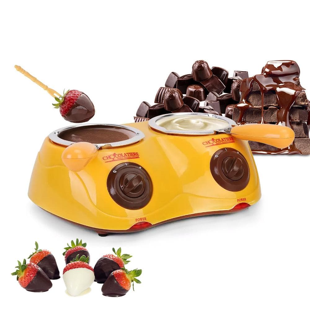 Aoresac Electric Melting Chocolate Pot with DIY Mold and Accessories/Non Stick for Candy Chocolate US Plug