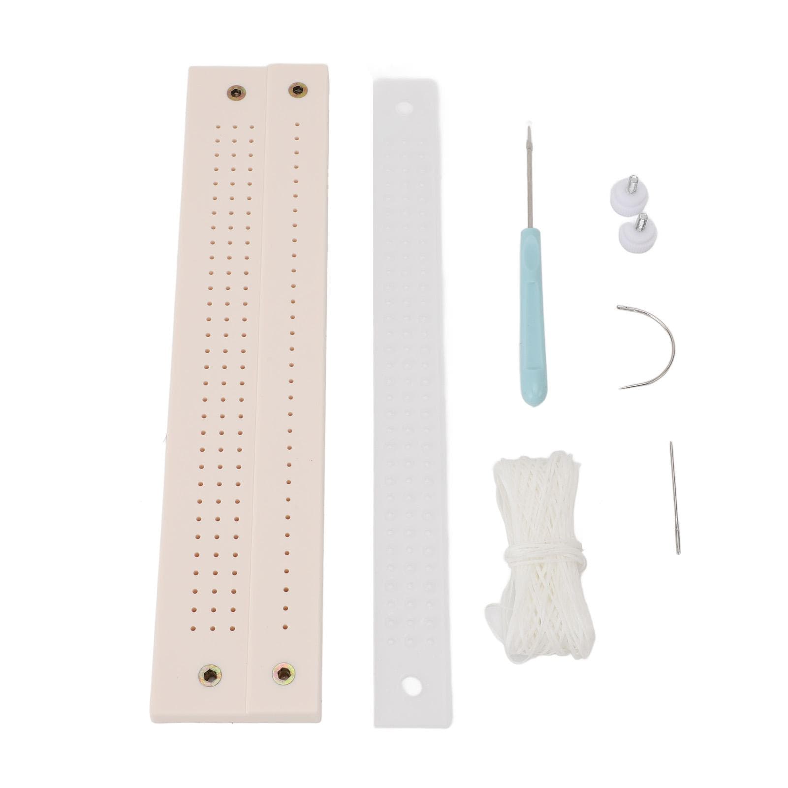 Manual Book Binding Punch Kit Plastic Bookbinding Hole Guide Template for Wood Crafts Journals