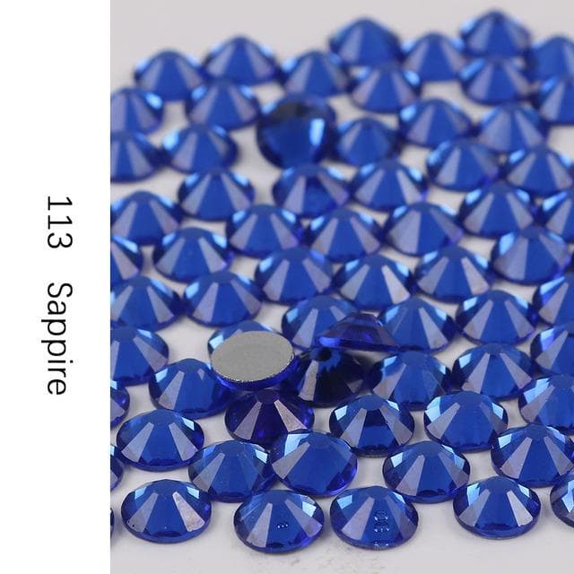Non Hotfix Rhinestone Crystal Ab Ss3 -Ss30 Flat Back Nailart Rhinestones Premium Quality Strass Nail Glitters Crystal Stone 5mm SS20-1440pcs