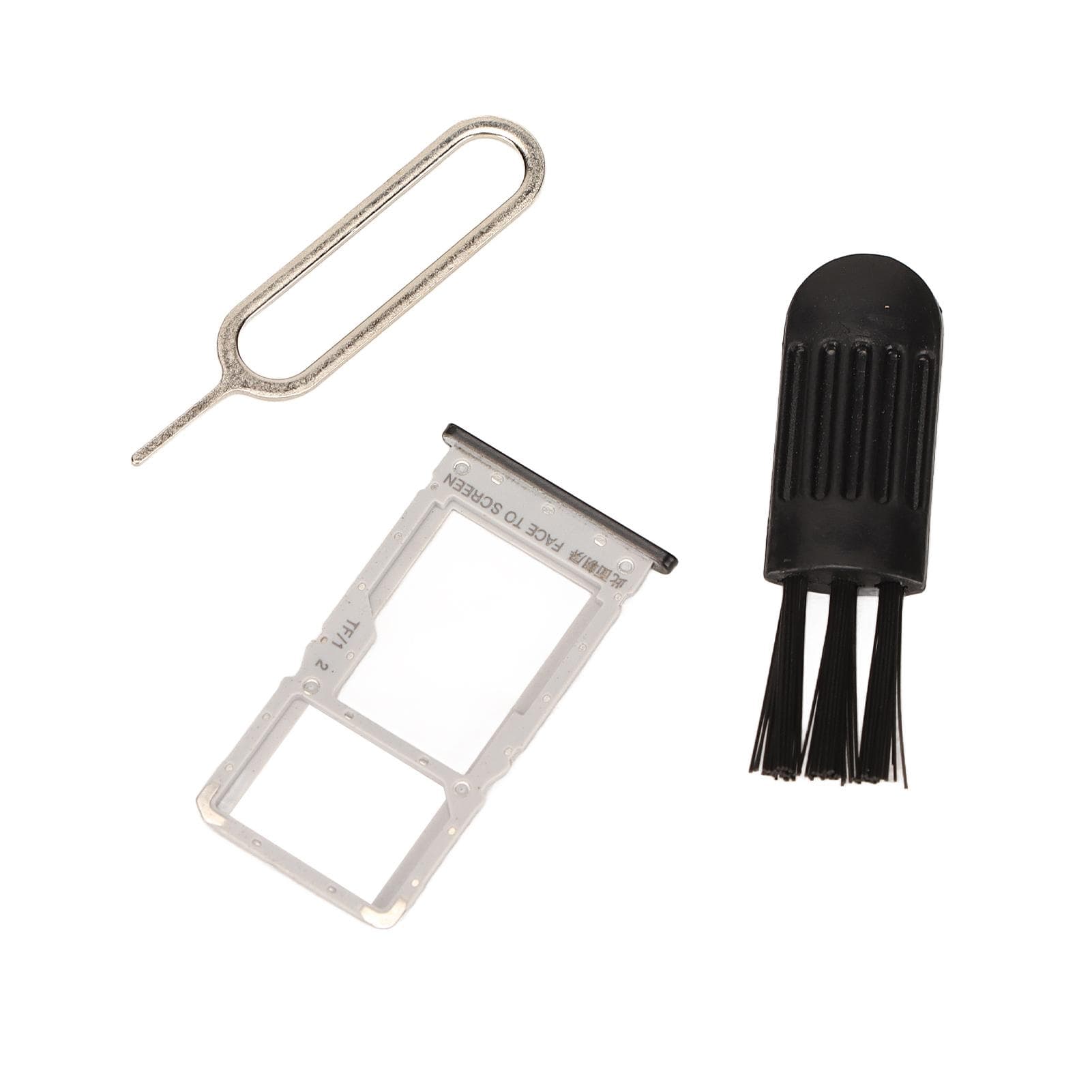 SIM Card Tray Plastic Well Fitted Storage Card Slot Holder for Xiaomi Redmi Note 6 Note 6 Pro black