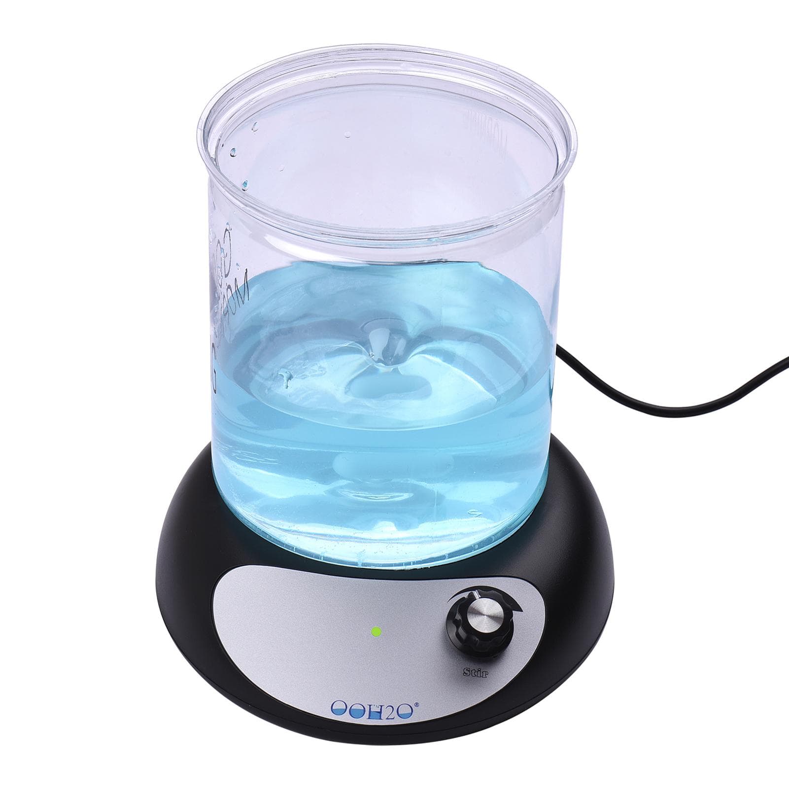 Magnetic Stirrer Mini Magnetic Mixer Speed Adjusting with Stir Bar No Heating 2000ml Stirring US Plug