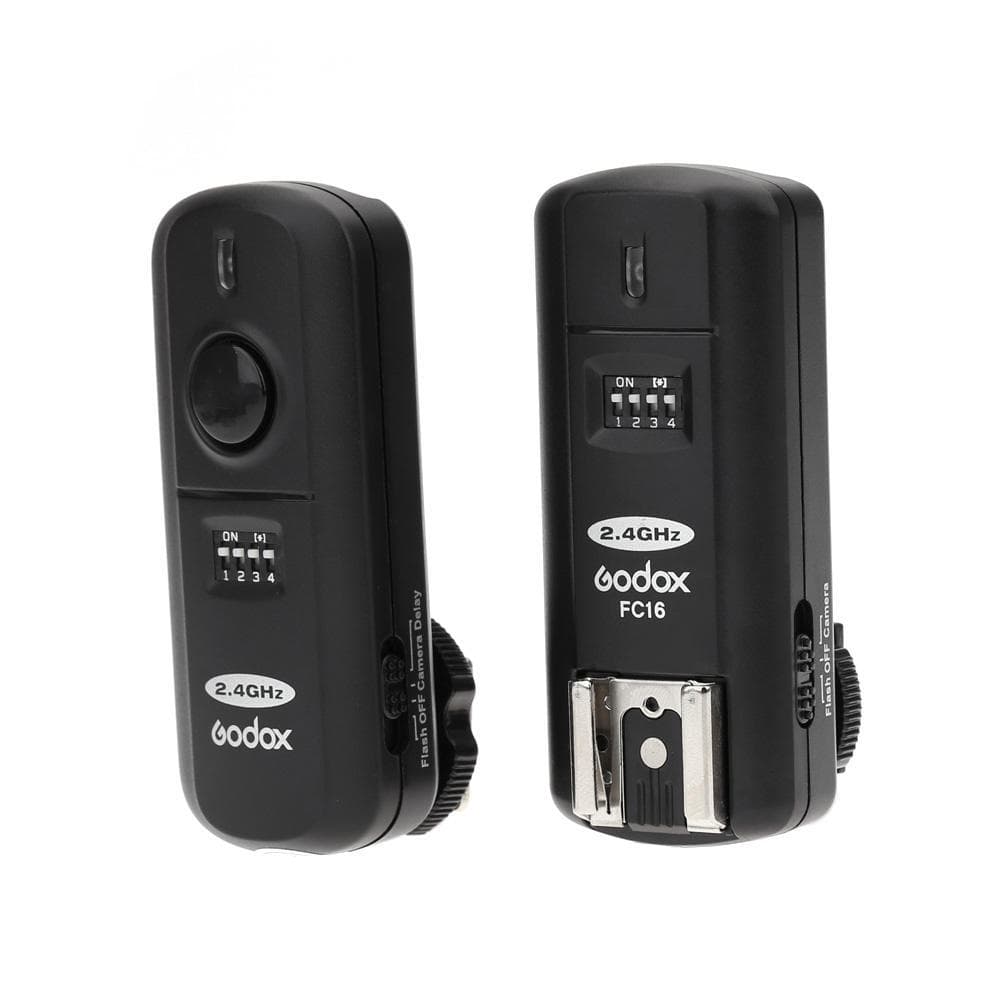 Godox FC-16 2.4GHz 16 Channels Wireless Remote Flash Studio Strobe Trigger Shutter for Canon 5D 6D black