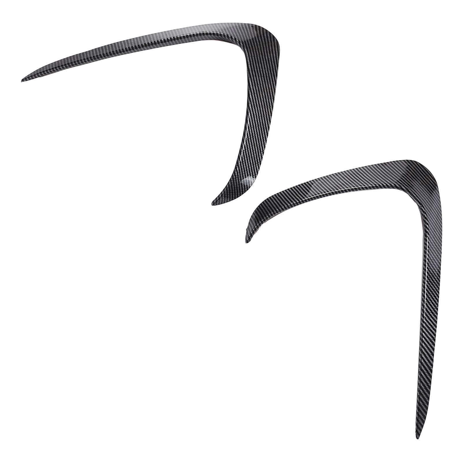 1 Pair Front Air Vent Splitter Enhanced Aerodynamics Sporty Look Increased Downforce Bumper