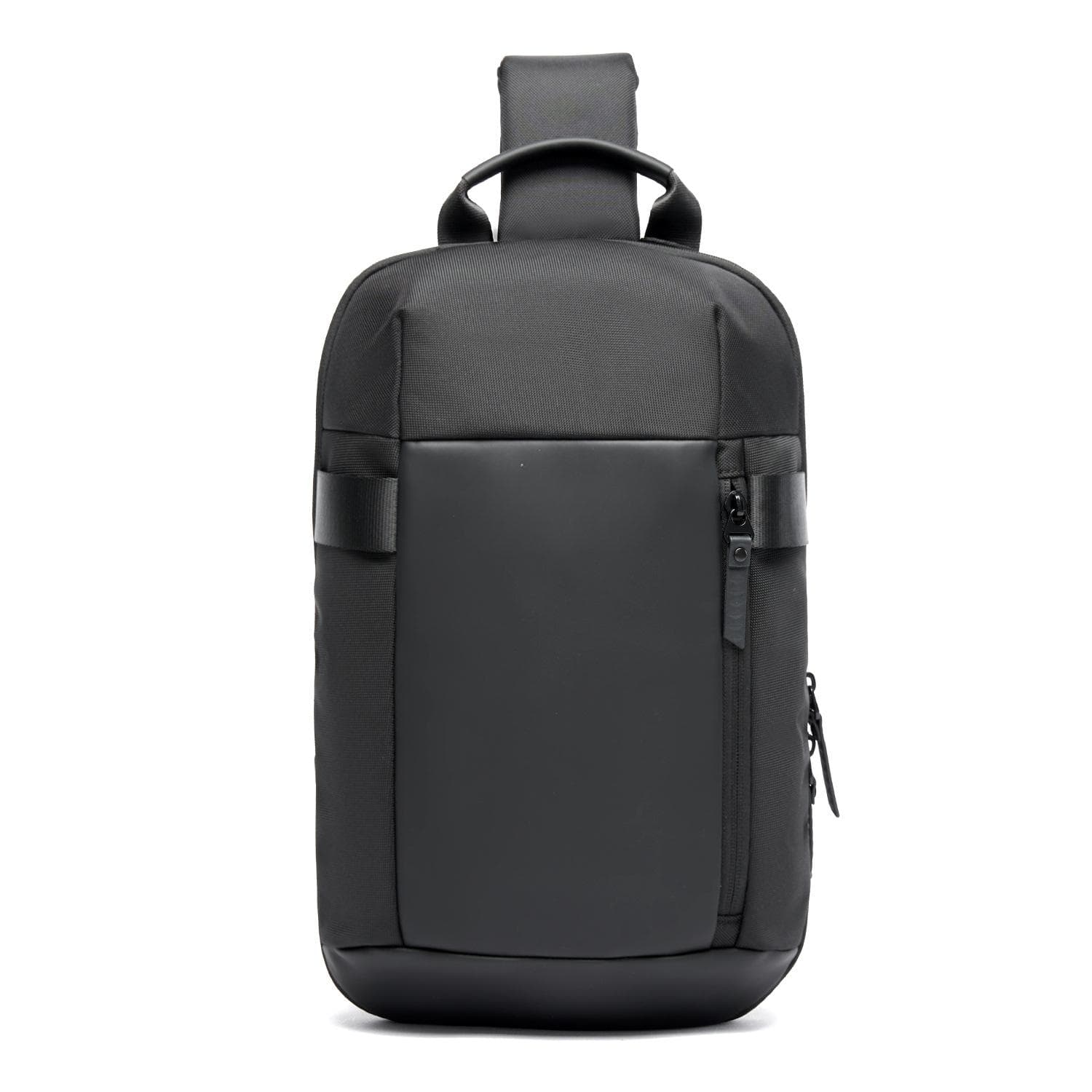 Functional Cycling Chest Bag, Single-shoulder Crossbody Bag, Men's Commuting Backpack, Messenger Bag black