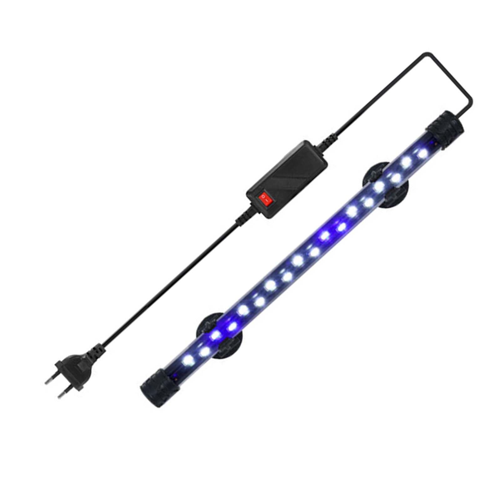 Fish Tank Light LED Aquarium Light Submersible Lights Underwater Light Light 28cm EU blue/white