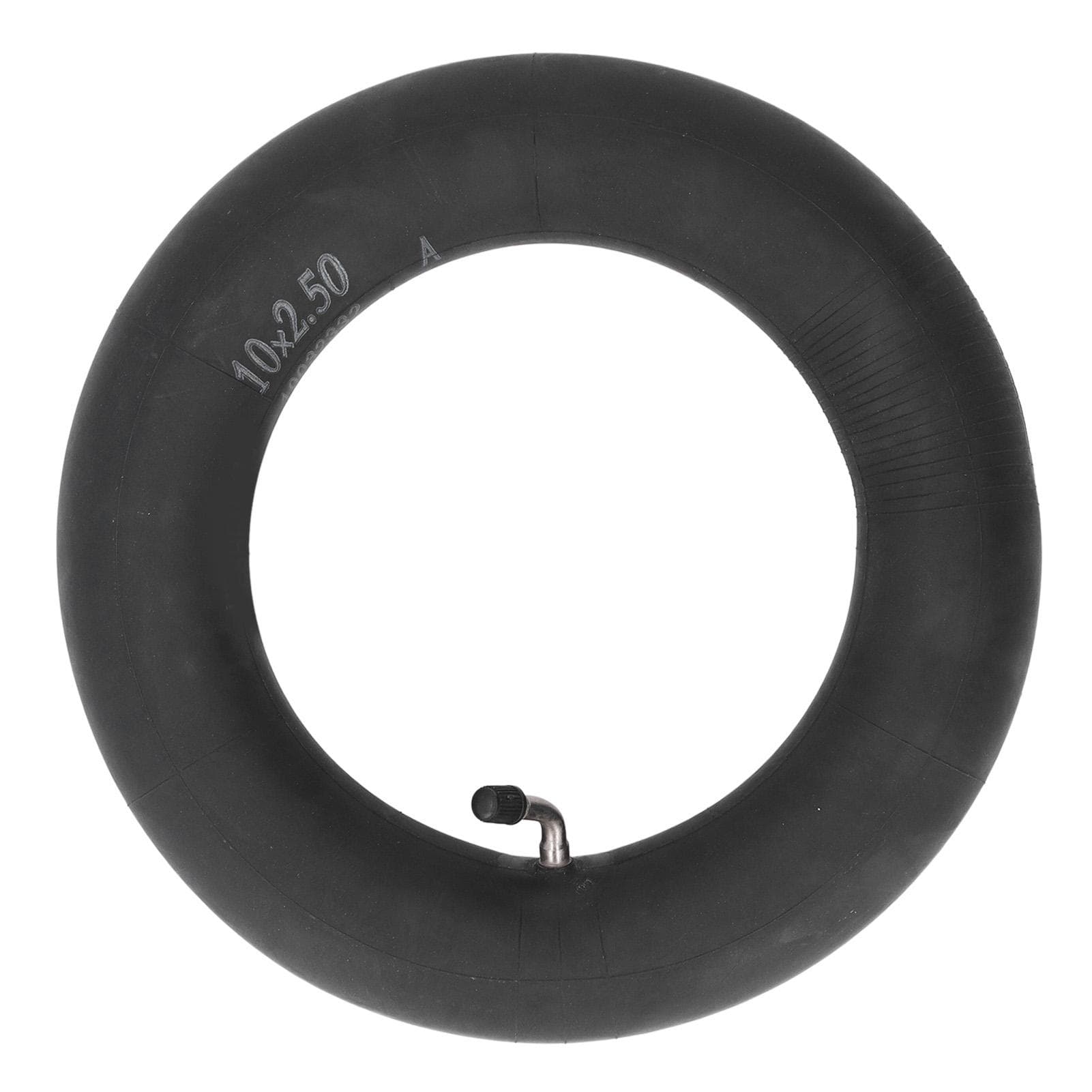 Electric Scooter Inner Tube 10x2.5 Rubber Inner Tube Replacement with 45 Degree Valve for Electric