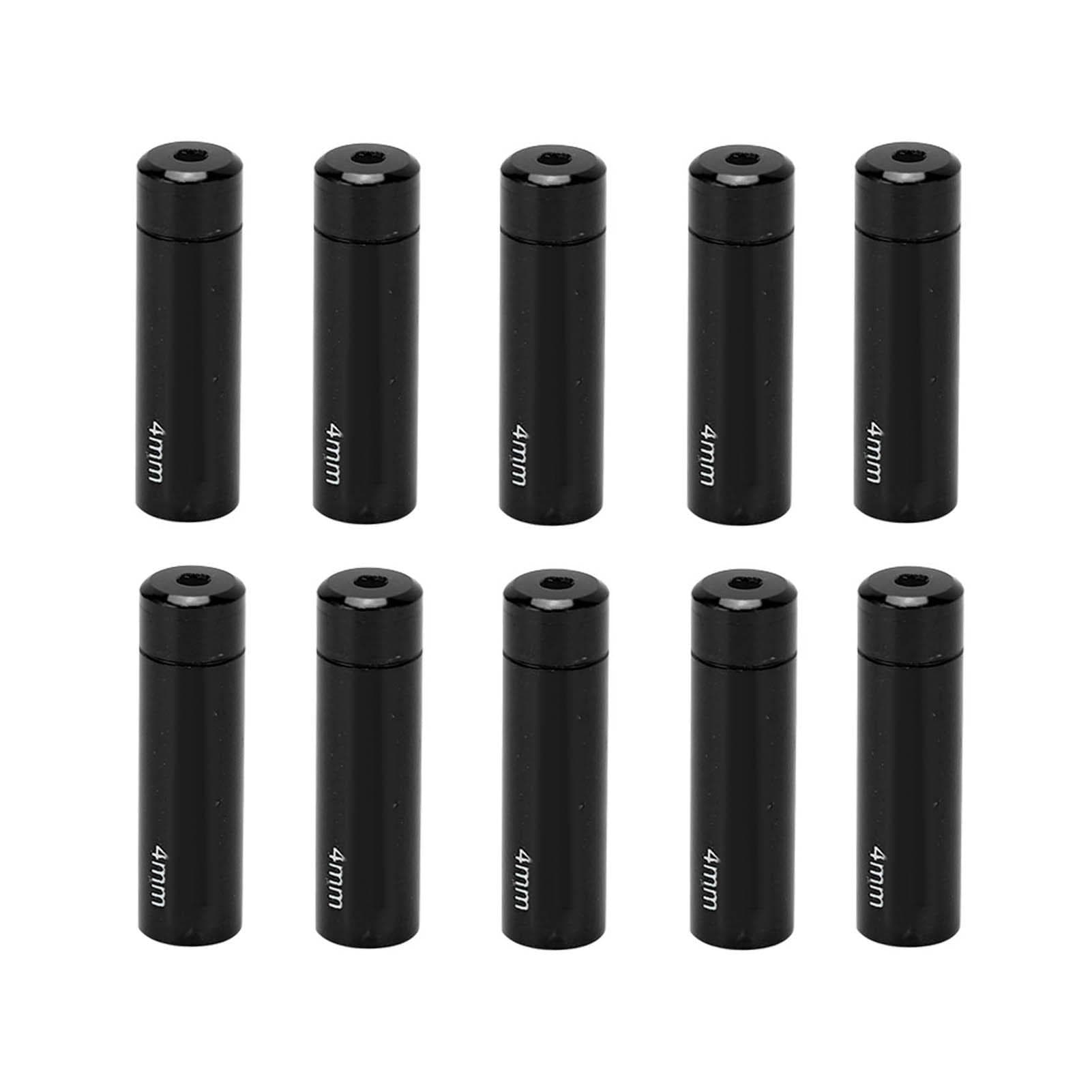 10Pcs Bicycle Shift Cable End Caps Aluminum Alloy 4mm Shift Cable End Caps for Road Mountain