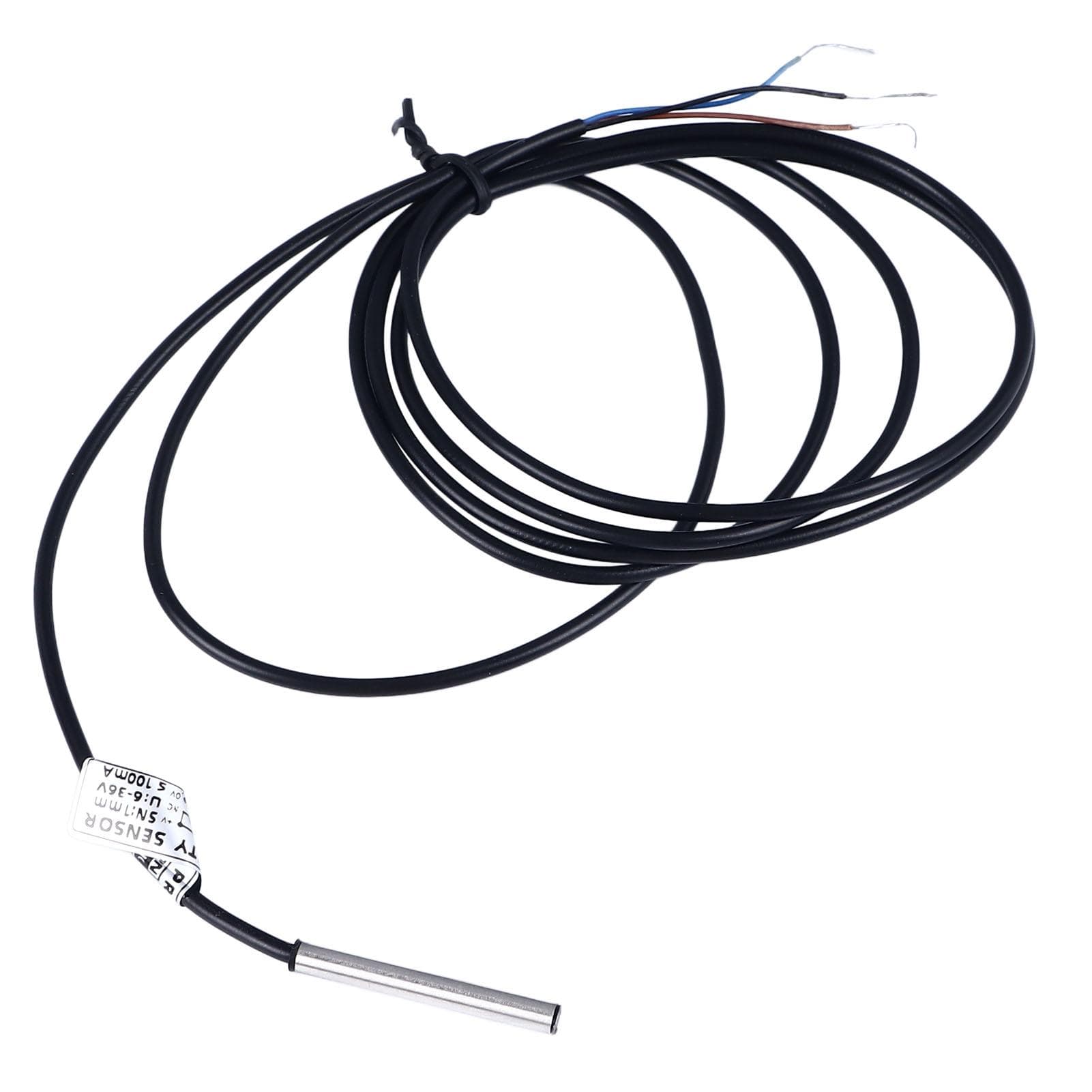 Inductive Proximity Sensor 1mm Detecting Distance NPN NC DC 3 Wire M4 Approach Switch with LED