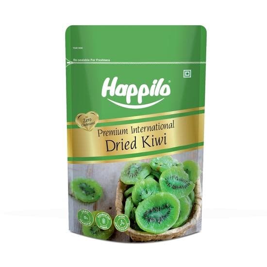 Happilo Premium International Dried Kiwi 200g | Wholesome and Natural Kiwi | Plant Based Protein | Rich in Vitamins & Minerals & No Artificial Colors