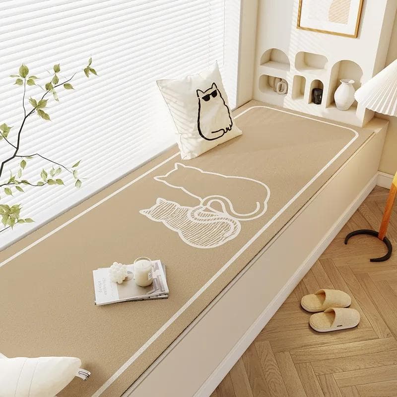 Bay Window Mat Japanese Minimalist Style Home Decoration Bedroom Sill Soft Seat Cushions Living Room Carpet Study Chair Rug 45x120cm