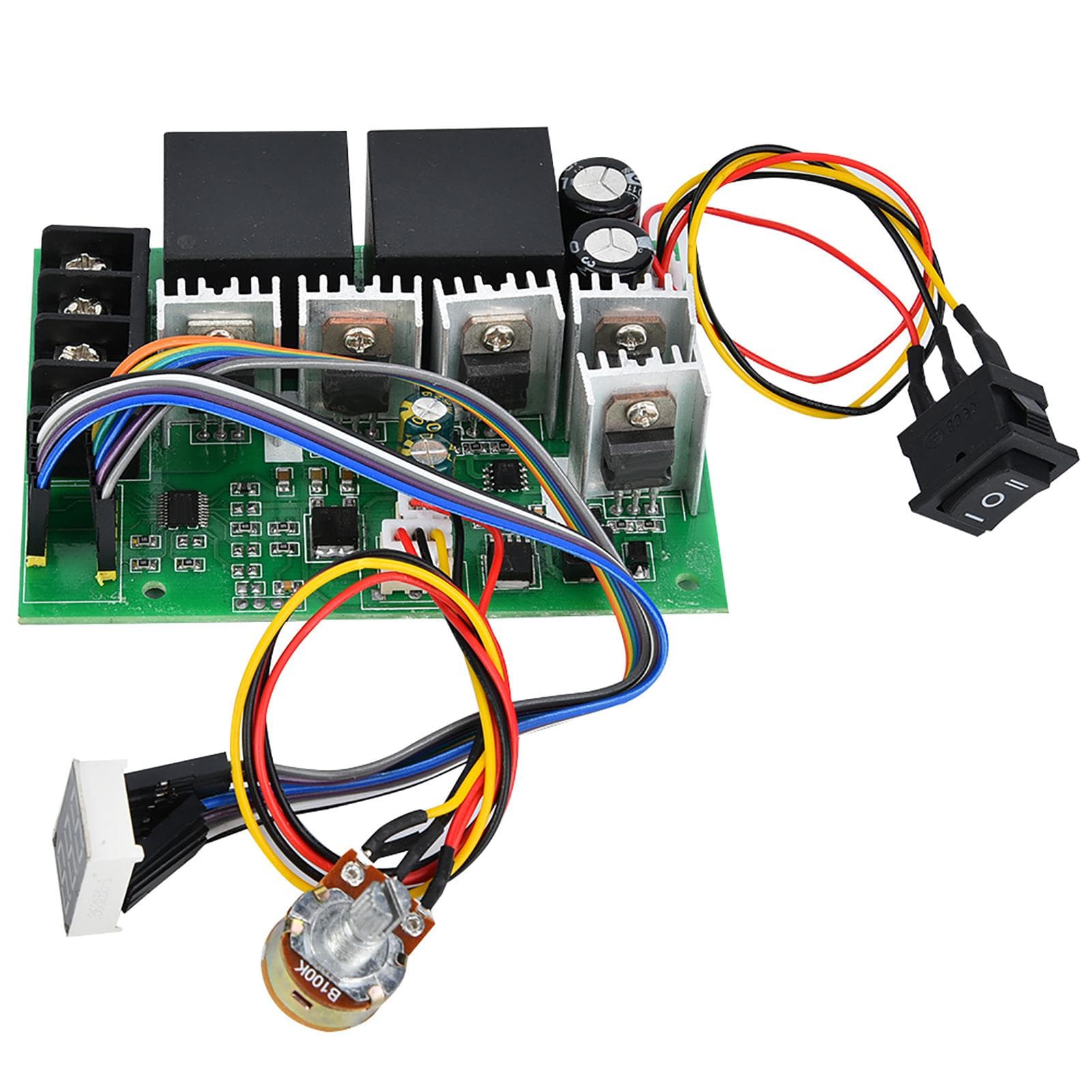PWM DC Motor Speed Controller CWCCW Switch 0~100percent 80A 12V24V36V48V