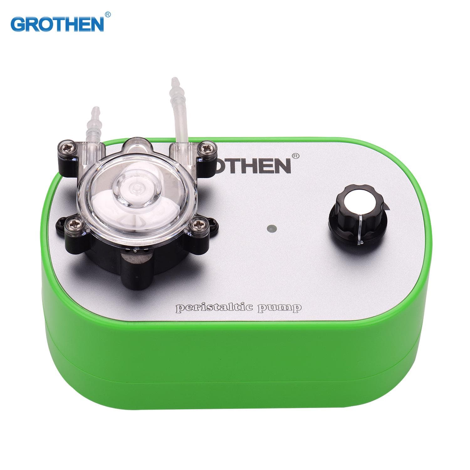 GROTHEN G728-1 Peristaltic Liquid Dosing Pumps with Single Pump Head EU Plug green
