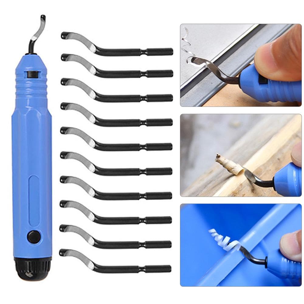 Metal Deburring Tool Kit Deburring Cutters Set Burr Remover Hand Tool for Wood Plastic Aluminum Type 3