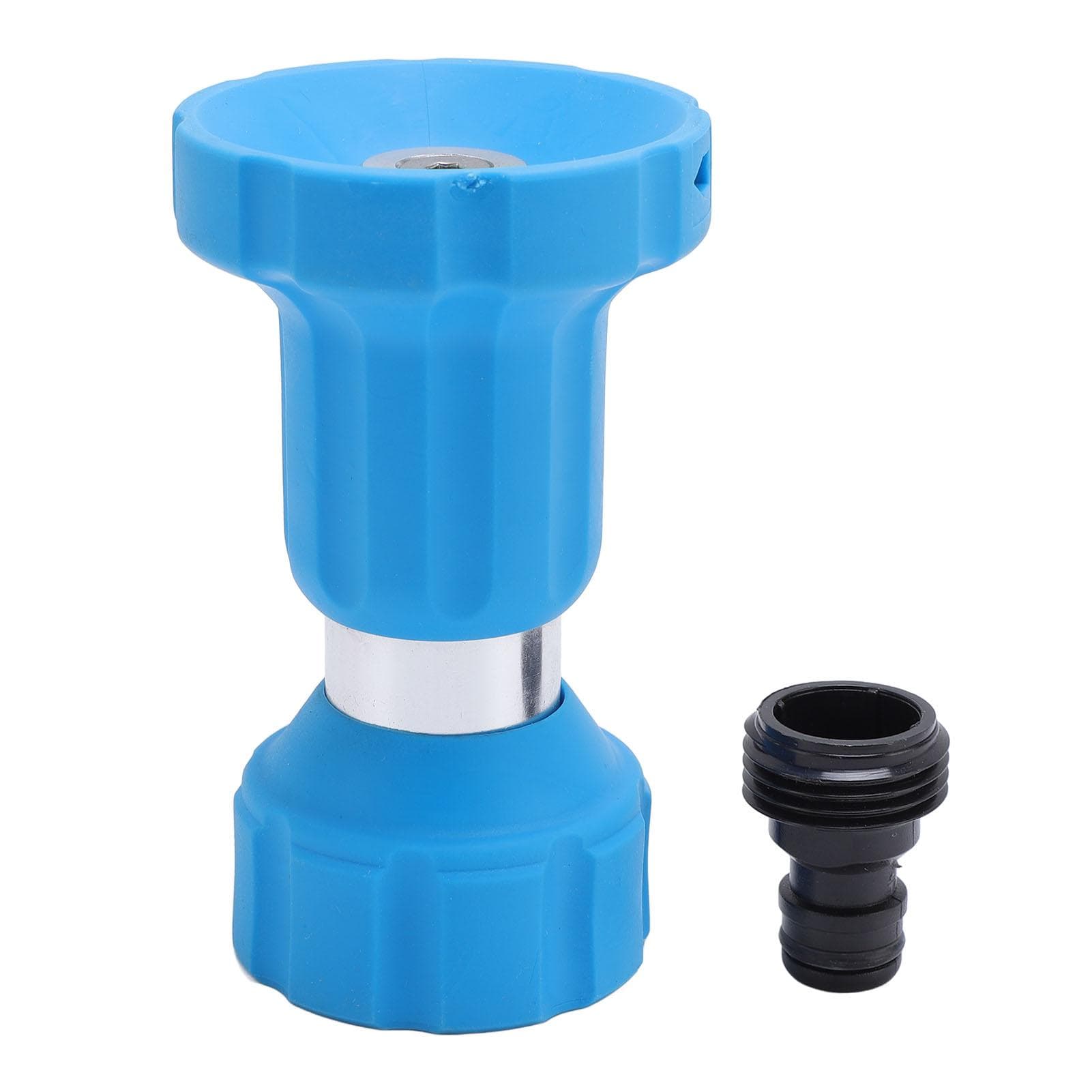 Garden Hose Nozzle Stainless Steel Fireman Style Heavy Duty Hose Nozzle Sprayer for Plants Watering