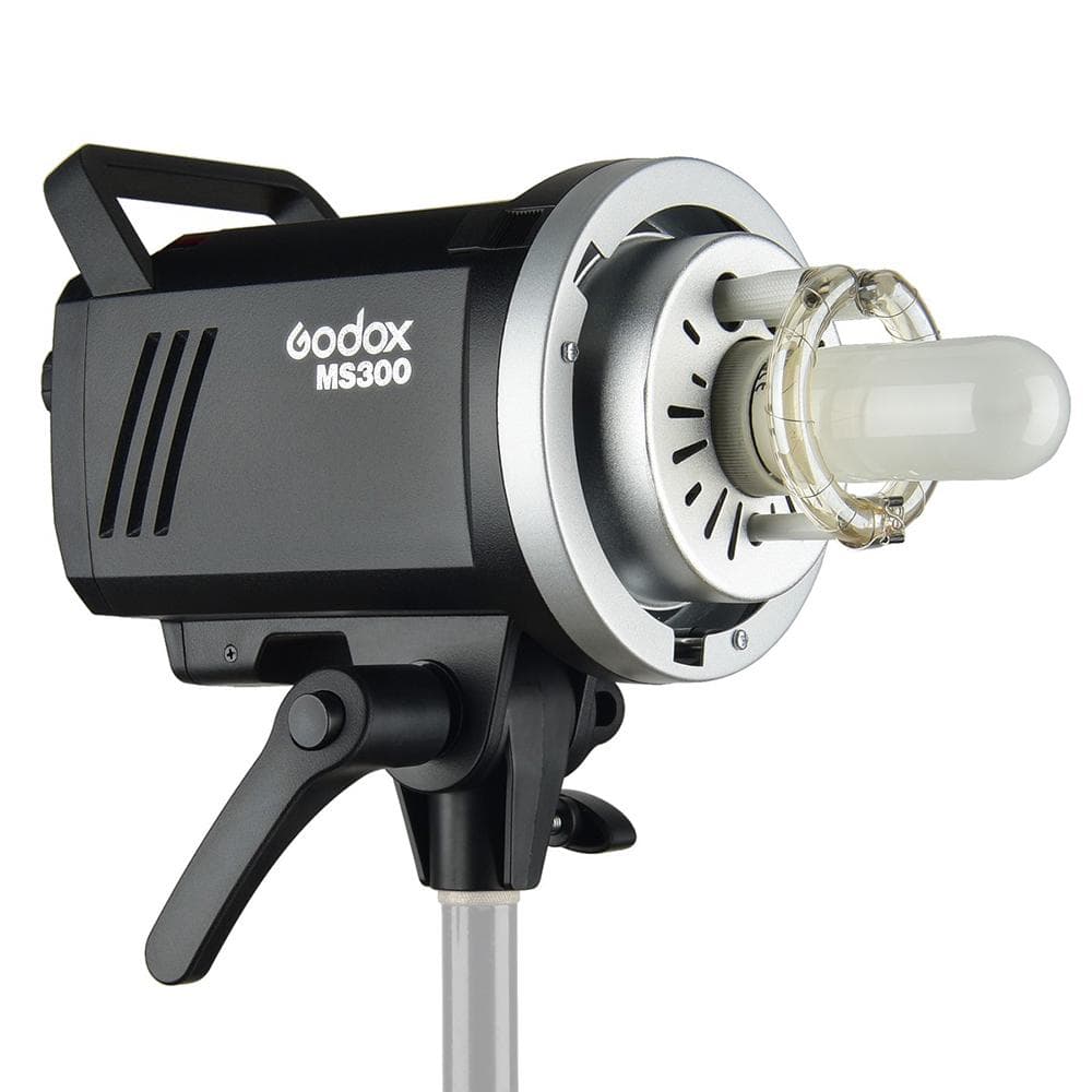 Godox MS300 Studio Flash Strobe Light Monolight 300Ws Max. Power Built-in Godox 2.4G Wireless X US Plug black