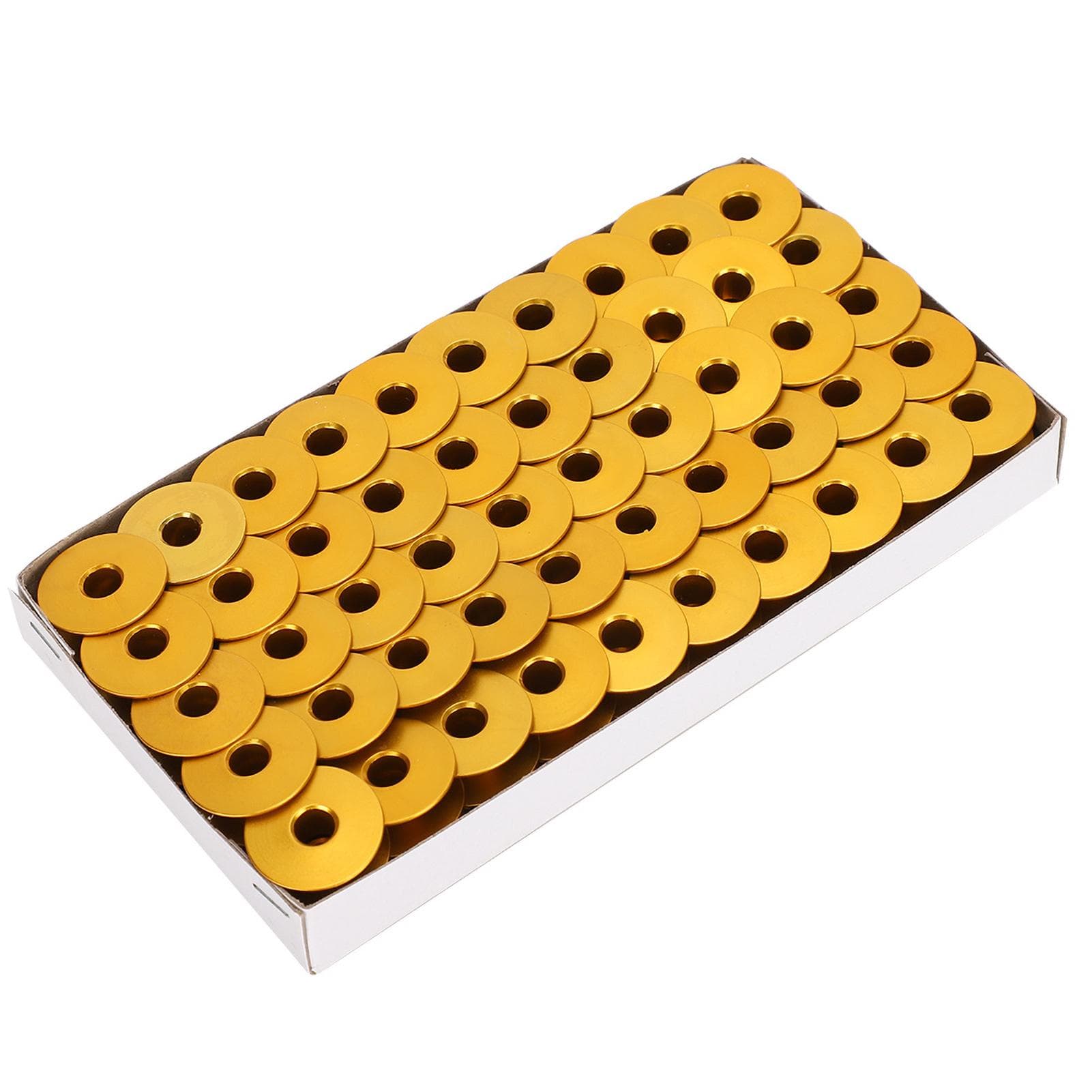 100pcs Sewing Machine Bobbins Aluminum Sewing Machines Replacement PartYellow yellow