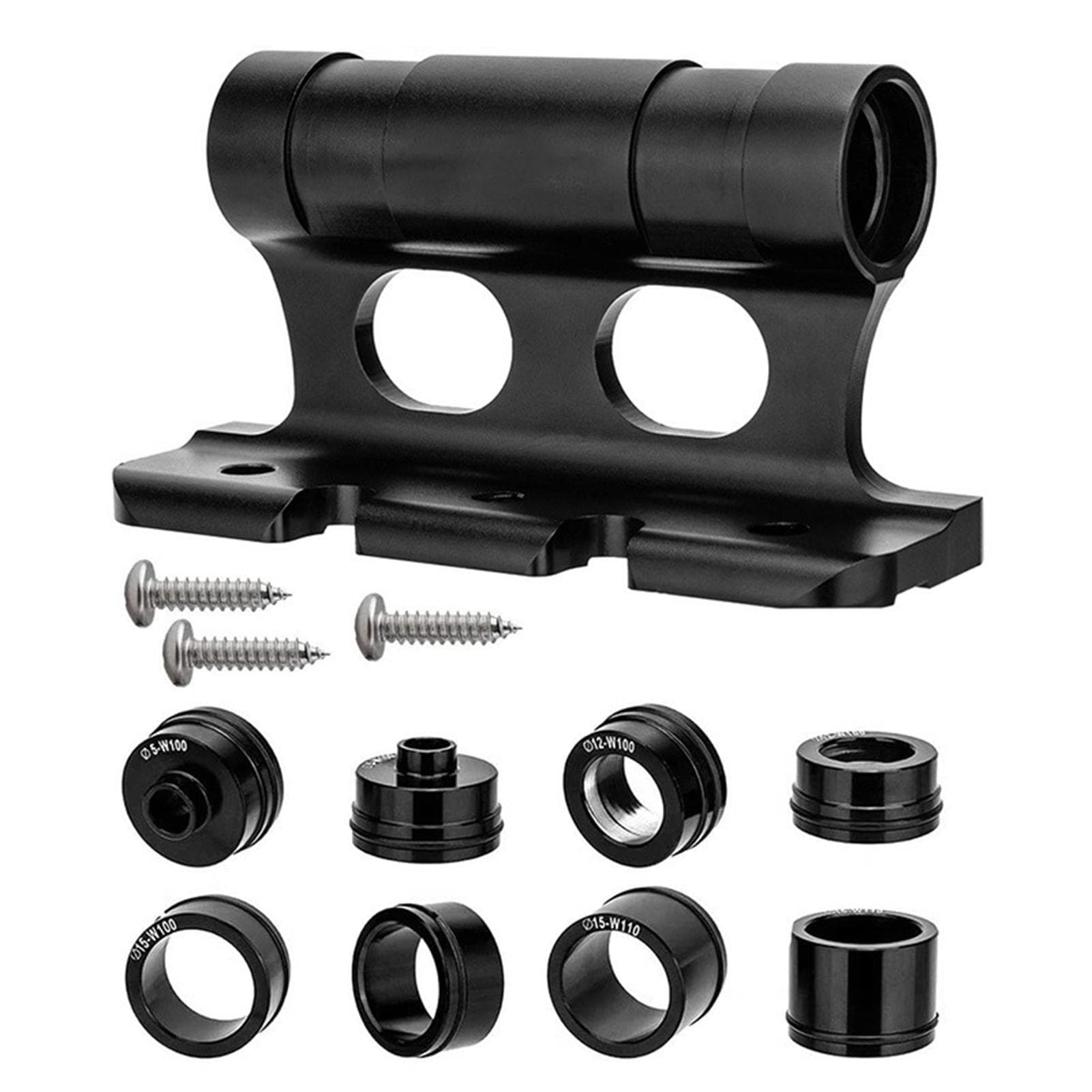 Bike Fork Mount Bicycle Car Racks Roof Rack Bike Mount Quick Release Thru Axle Carrier without quick release black