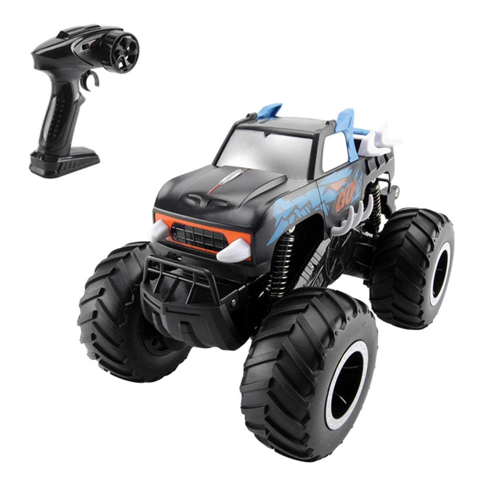 Remote Control Car 1/16 2.4GHz Amphibious Remote Control Car for Kids 4WD 2 in 1 Remote Control blue
