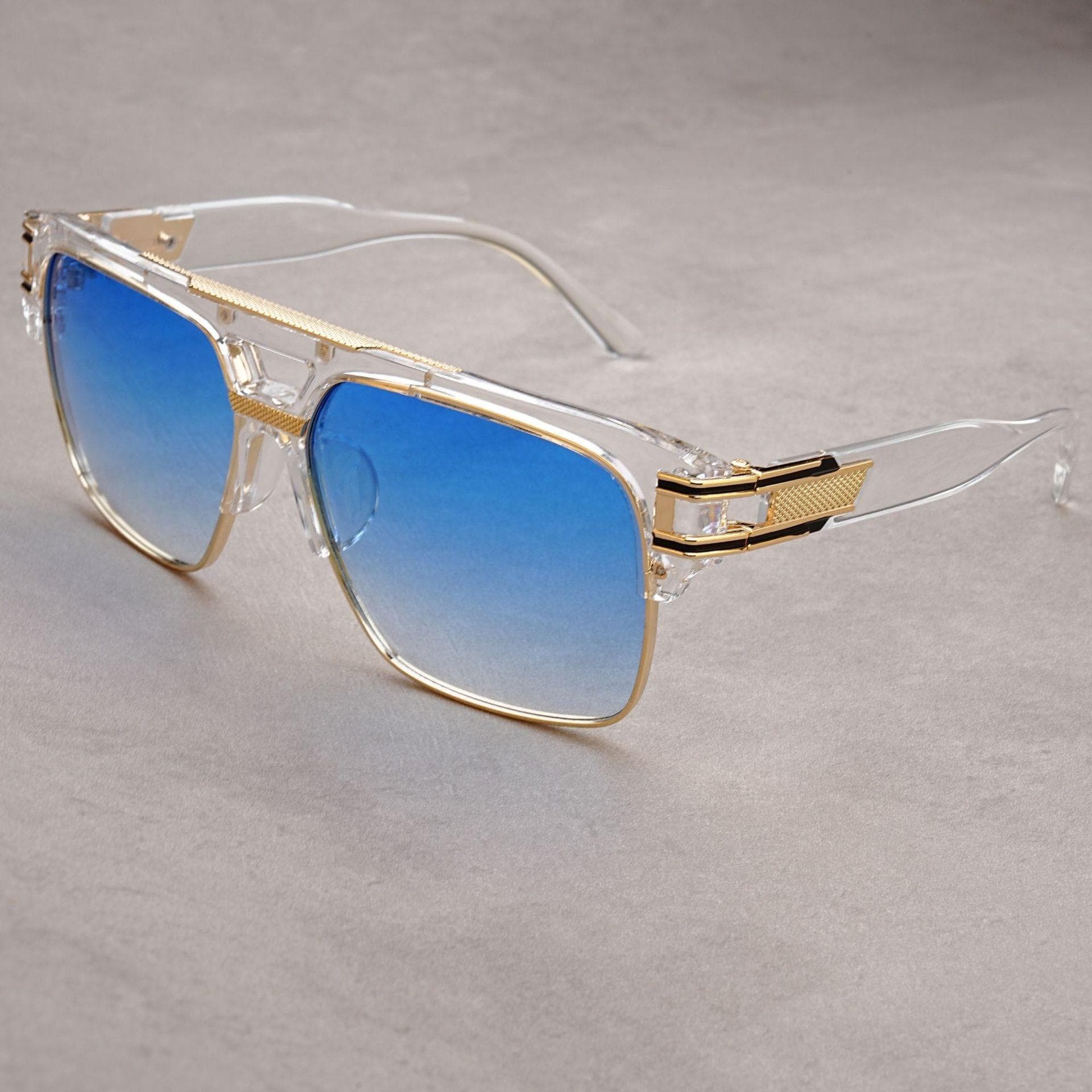 Classic Luxury Men Sunglasses Retro Vintage Square Designer Shades Mirrored Glamour Fashion Brand Sun Glasses For Women