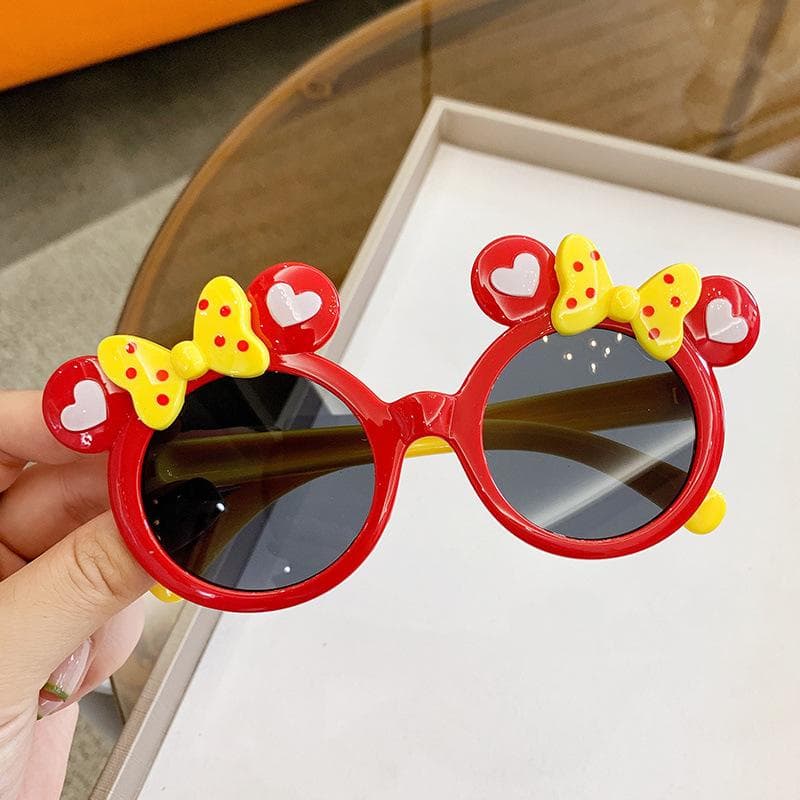 New Children Cute Cartoon Sunglasses Boys Girls Colors Outdoor Kids Sun Protection Sunglasses Baby Sport Glasses 1-10 years old