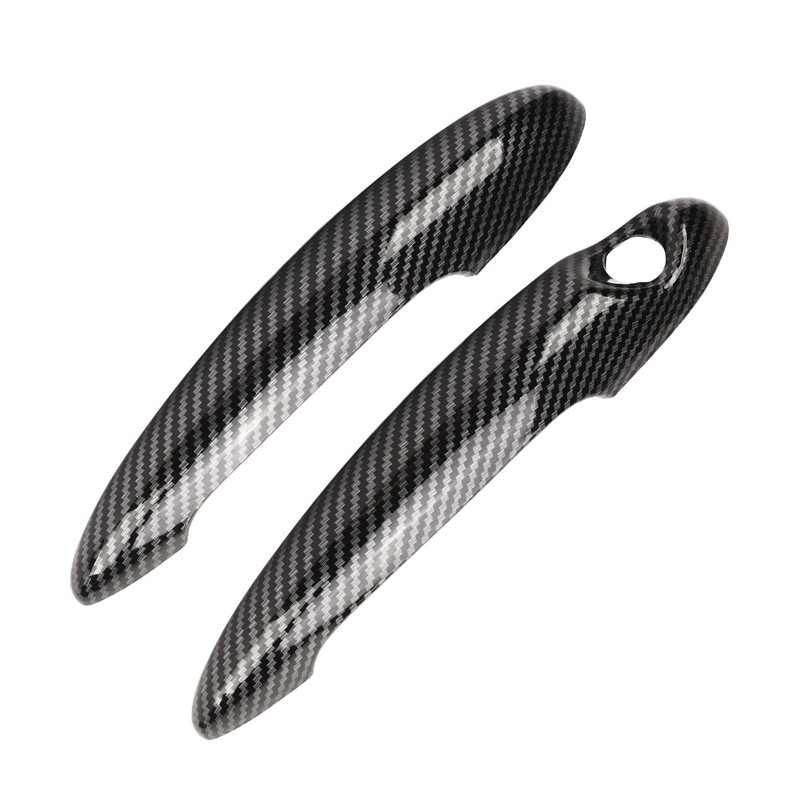 Exterior Door Handle Cover Carbon Fiber Style Outside Door Handle Decor Cap for Cooper S R50 R53