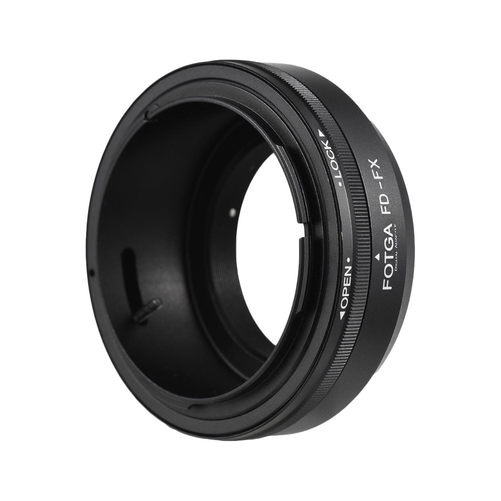 FOTGA Manual Lens Mount Adapter Ring Aluminum Alloy for Canon FD Mount Lens to Fuji black