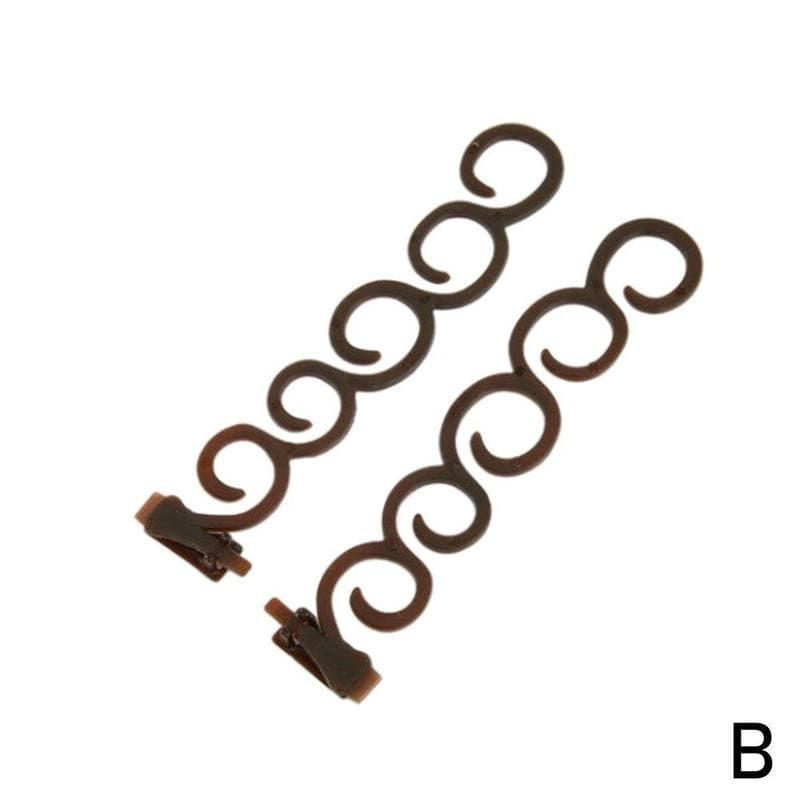 Hair Styling Tools Weave Braid Hair Braider Tool Hair Styling Twist Bun Maker Hair Roller Accessories Beauty Tools brown